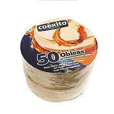 Obleas 50 Unid. Coexito