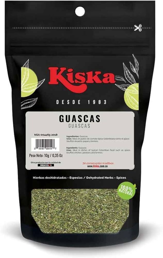 Guascas Hierbas deshidratadas, 10g Kiska