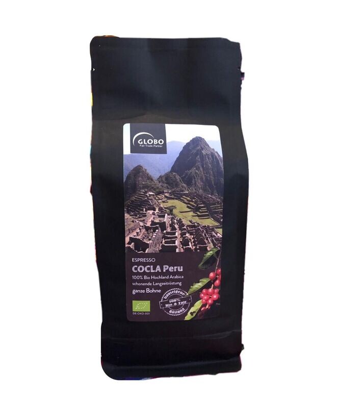 Expresso Bio Cocla Peru 250g Grano Expresso Bio Cocla Peru 250g Grano