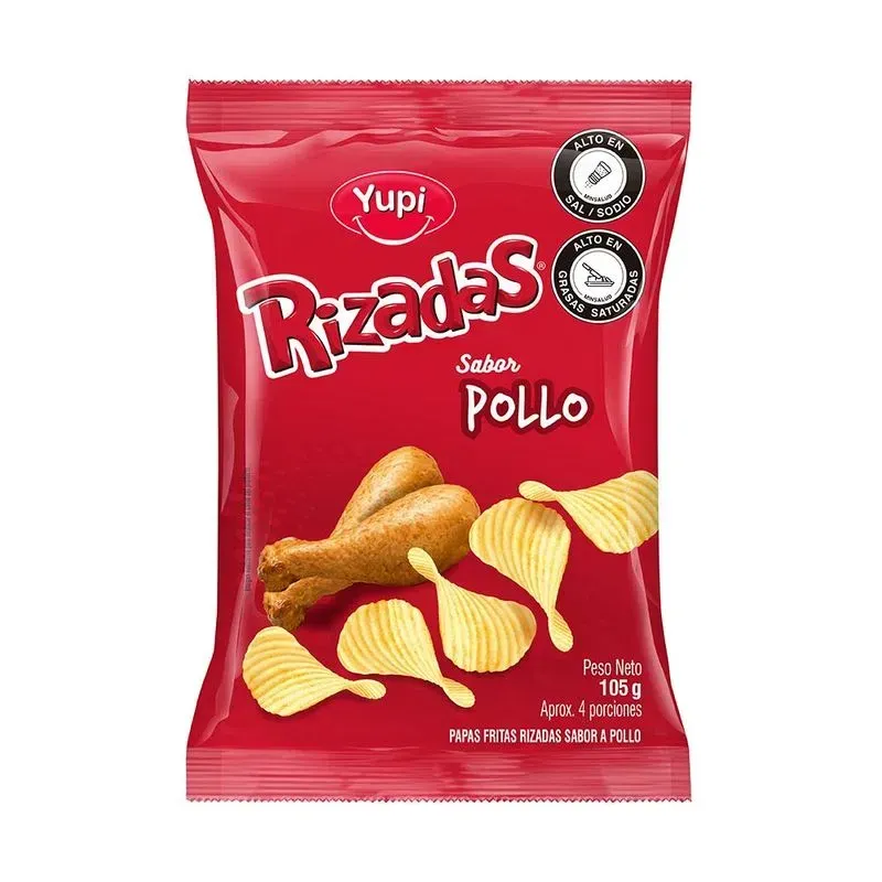 Papas Rizadas Pollo 105g