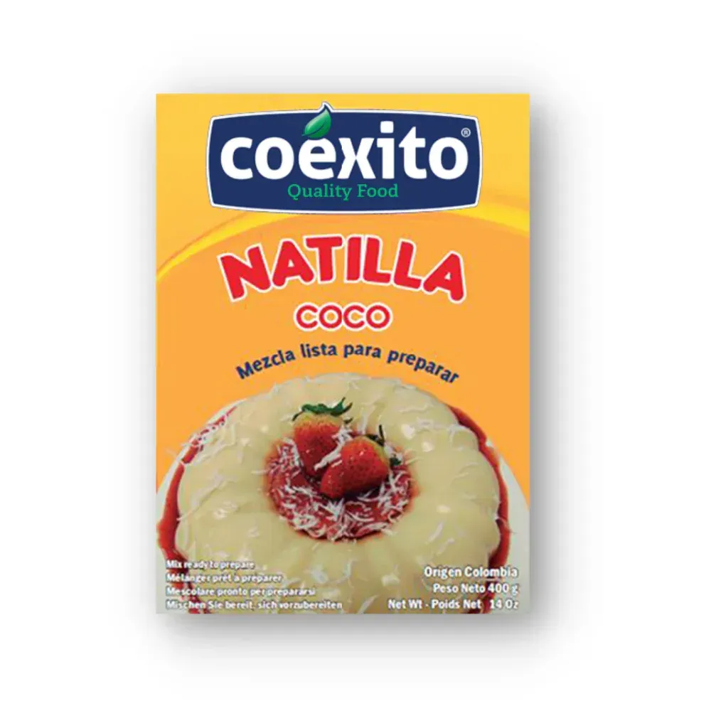 Natilla COCO Mezcla lista 400g Fertigmisxchung für Natillas 400g Natilla COCO Mezcla lista 400g Fertigmisxchung für Natillas 400g
