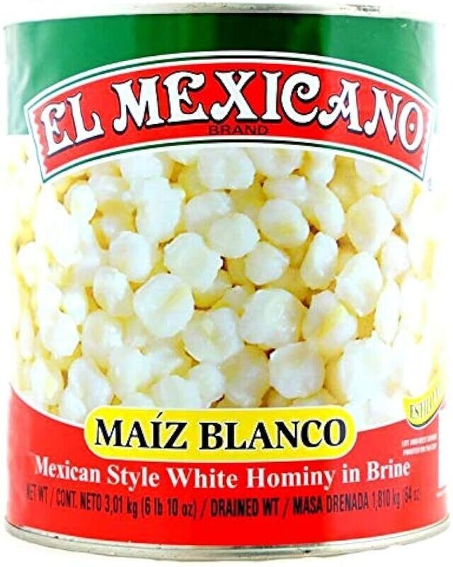 Maiz Blanco para Pozole 820g  Mais für Pozole El Mexicano