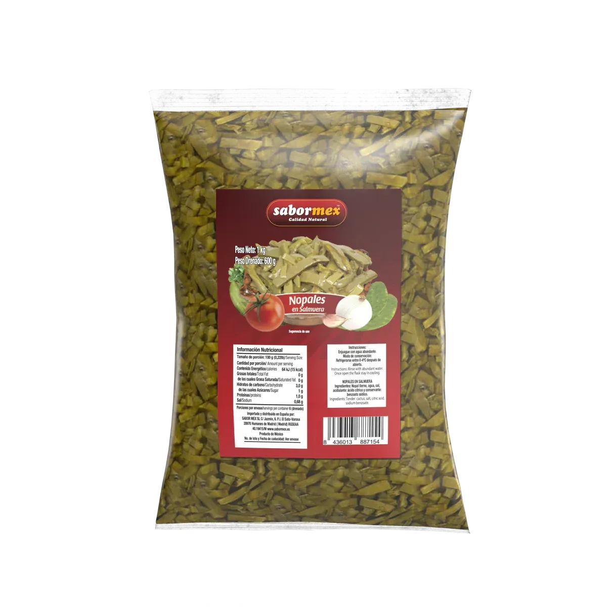 nopal tiras en salmuera sabormex nopal tiras en salmuera sabormex