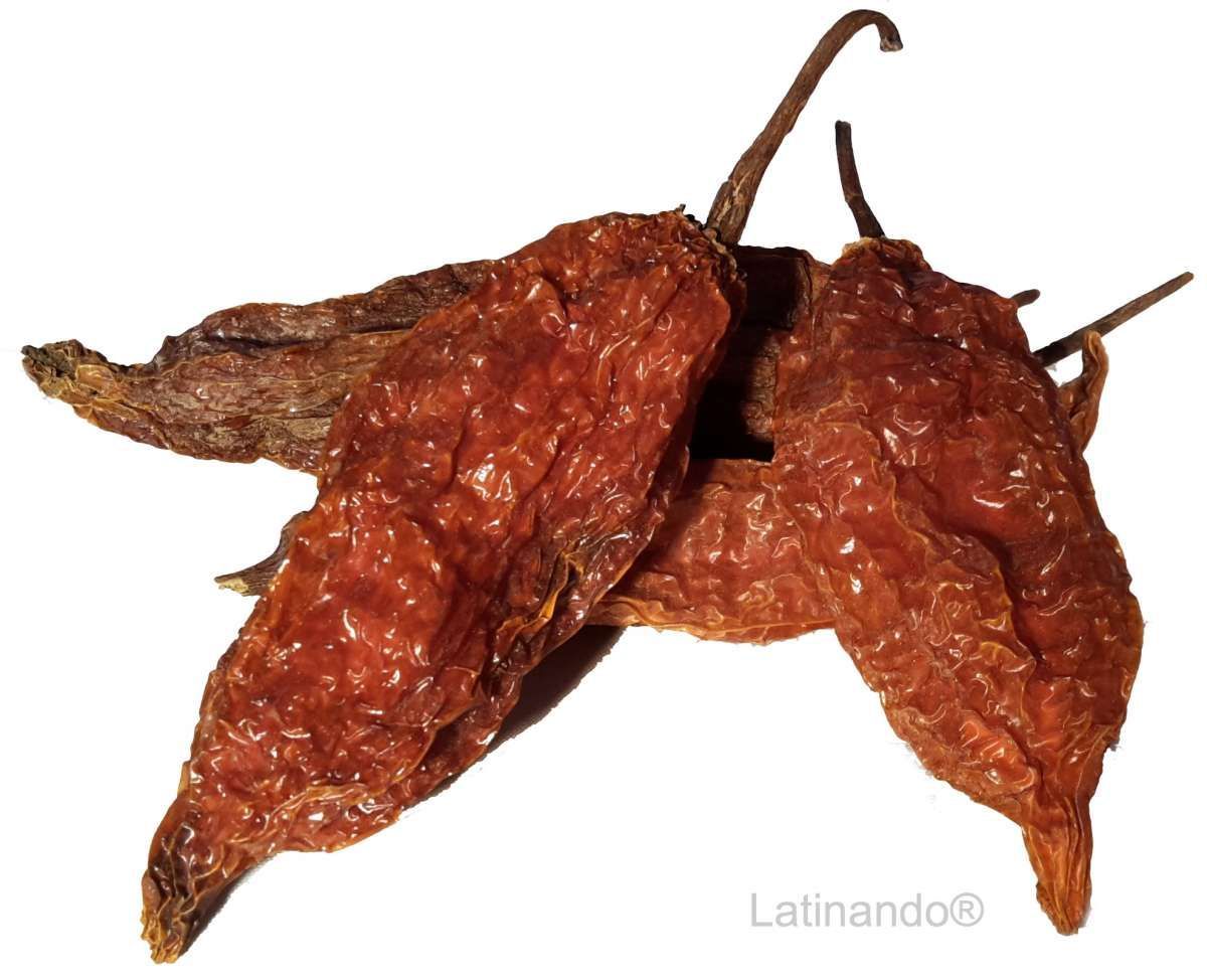 Ají Mirasol seco 200g.Inkagreen getrockneter roter Chili aus Peru. Ají Mirasol seco 200g.Inkagreen getrockneter roter Chili aus Peru.