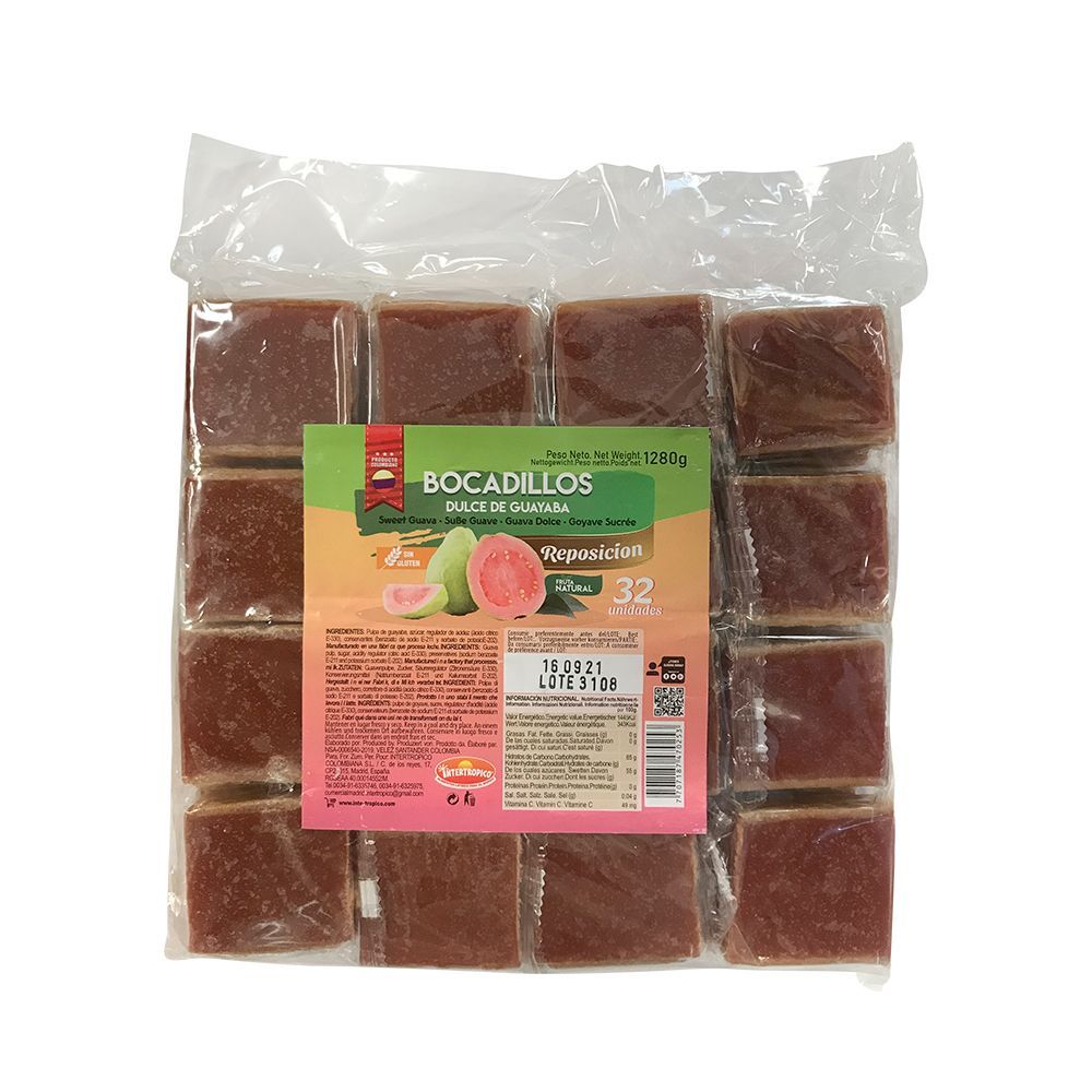 Bocadillo de Guayaba X 32 St. Guaven-Dessert - 1280G Bocadillo de Guayaba X 32 St. Guaven-Dessert - 1280G