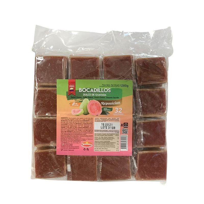 Bocadillo de Guayaba X 32 St. Guaven-Dessert - 1280G Bocadillo de Guayaba X 32 St. Guaven-Dessert - 1280G
