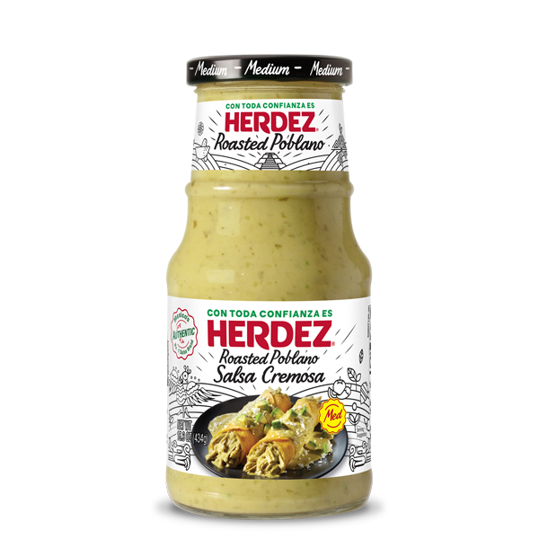 Herdez Poblano Roasted 445g Herdez Poblano Roasted 445g
