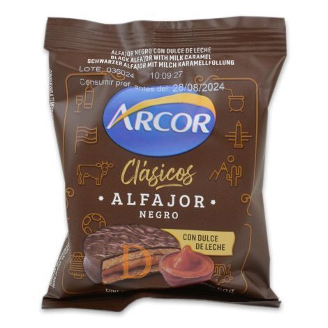 Alfajores Arcor Clásicos - NEGRO