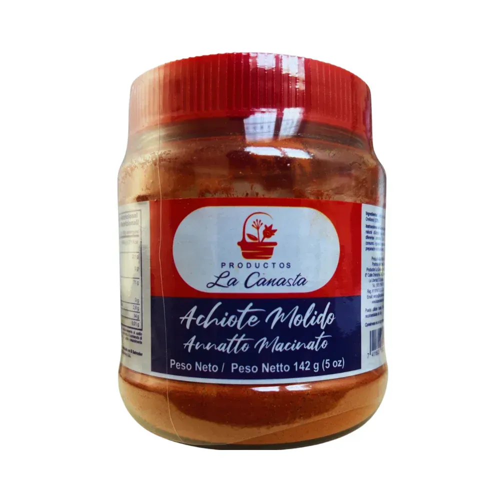 Achiote Annatto en polvo  227g. Achiote Pulver 227g La Canasta