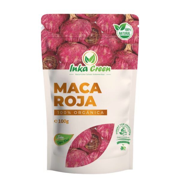 Bio Maca Pulver rot  100g.
