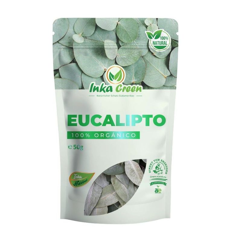 Te eucalipto Inka green 50g Eukalyptus Gewicht: 50 gramm Te eucalipto Inka green 50g Eukalyptus Gewicht: 50 gramm