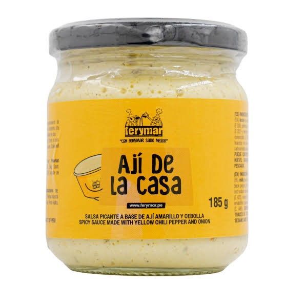 Aji de la casa  Ferymar 200g Salsa auf Peruanischen Chilis