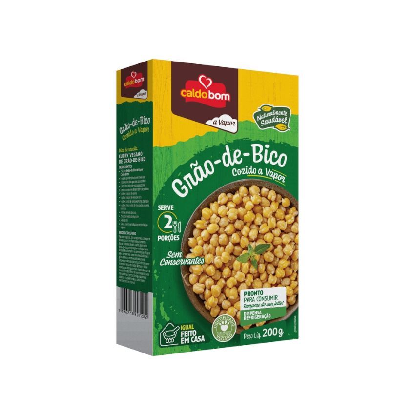 CALDO BOM Carioca-Bohnen, dampfgegart - Feijão Carioca Cozido a Vapor, 250g