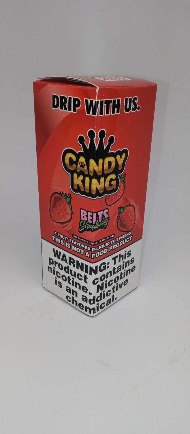 Candy King 100ml Strawberry Belts