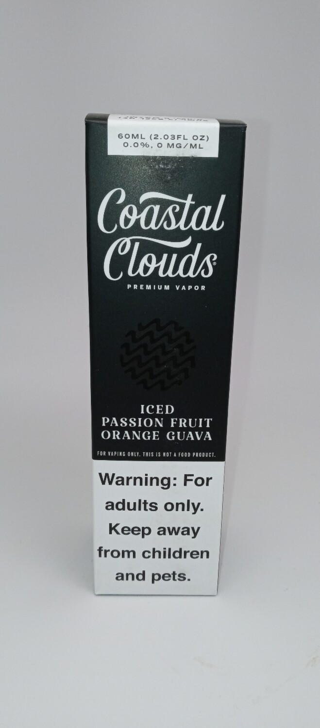 Coastal Clouds 60ml iced Passion Fruit Orange Guava