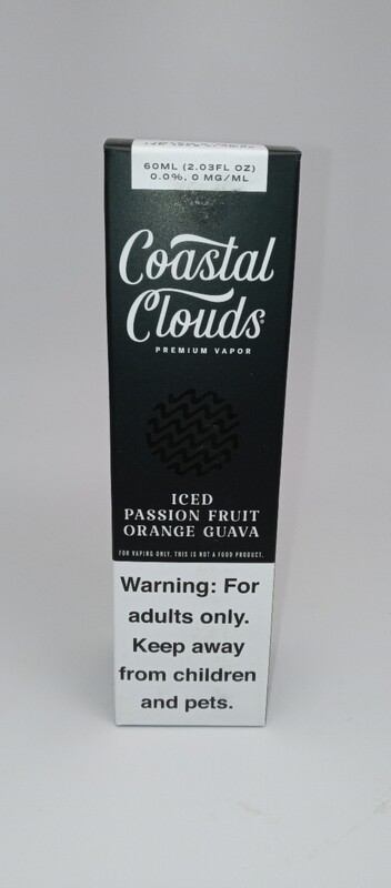 Coastal Clouds 60ml iced Passion Fruit Orange Guava Coastal Clouds 60ml iced Passion Fruit Orange Guava