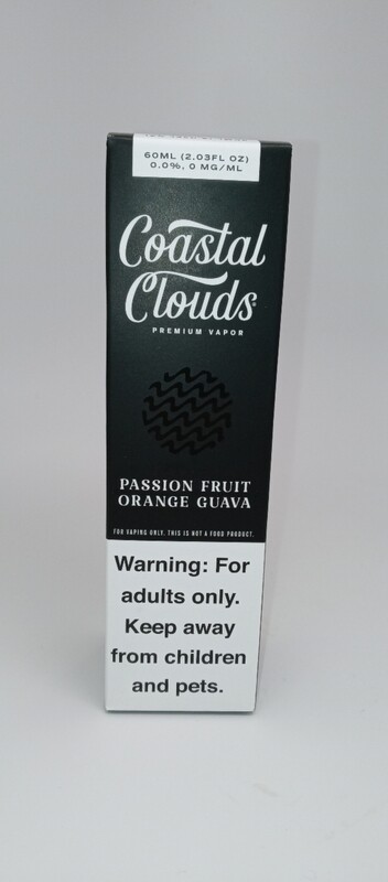 Coastal Clouds 60ml Passion Fruit Orange Guava Coastal Clouds 60ml Passion Fruit Orange Guava