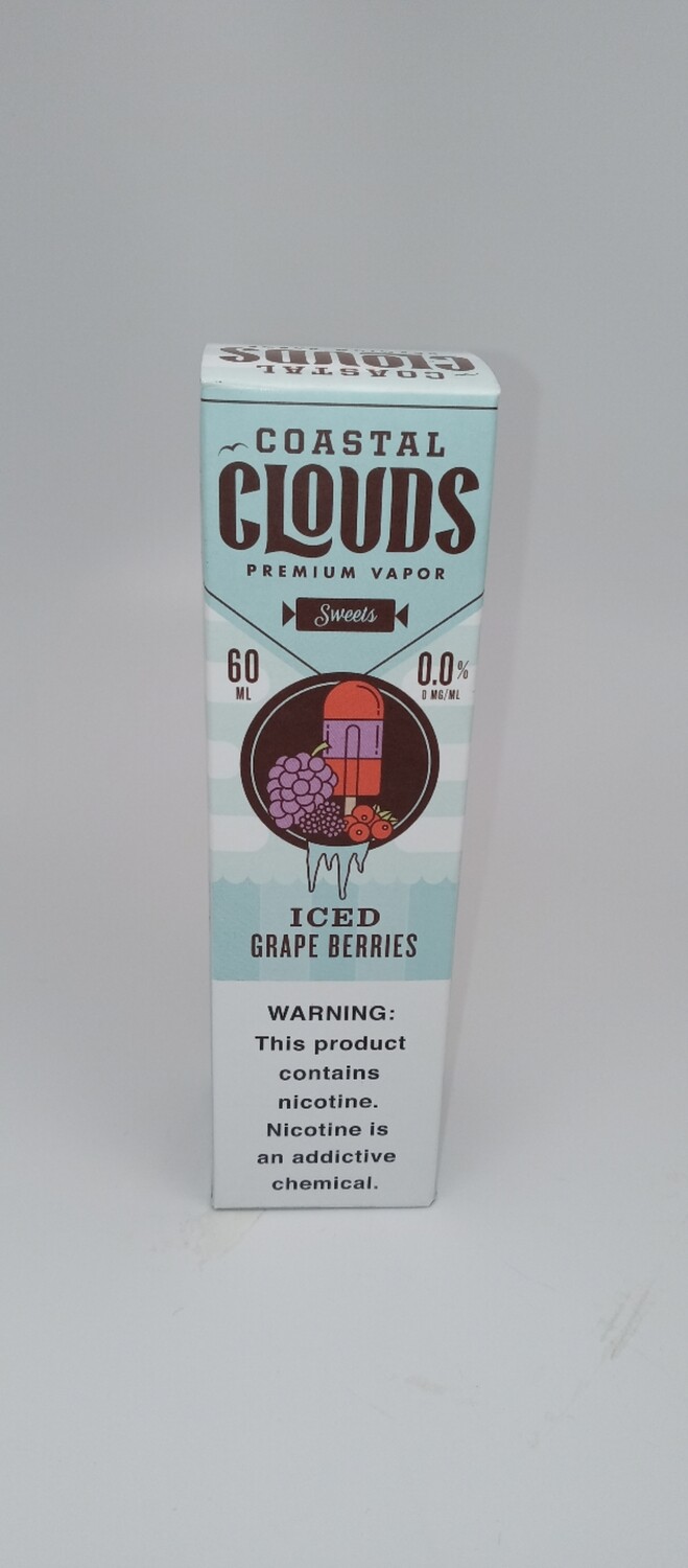 Coastal Clouds 60ml  iced Grape Berries