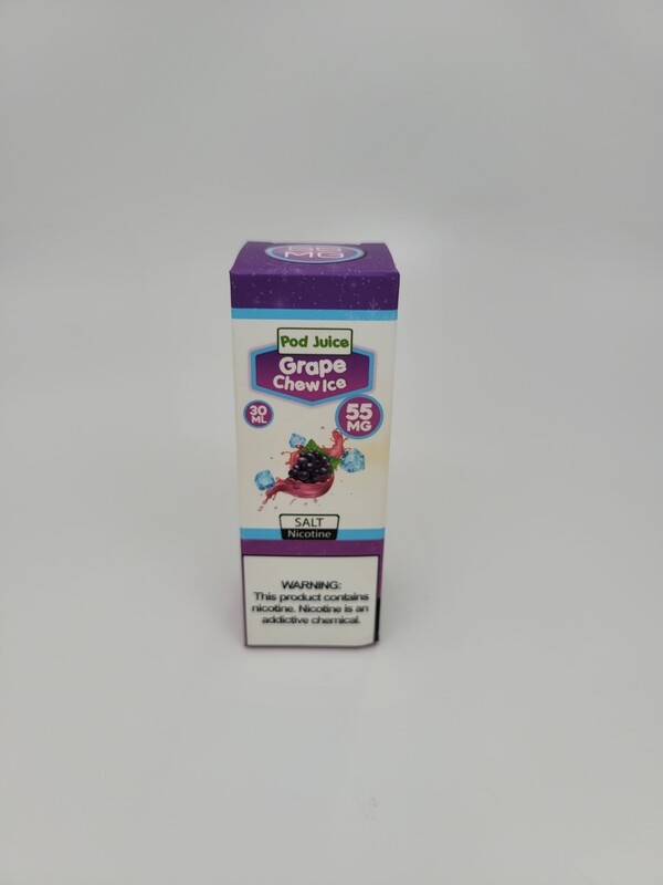 Pod Juice Salt 30ml Grape Chew ice