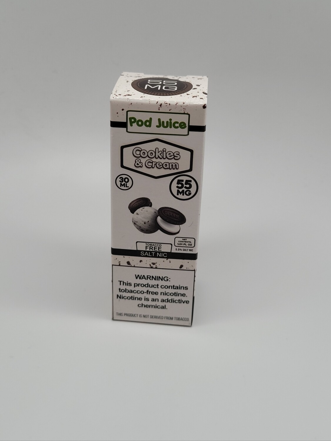 Pod Juice Salt 30ml Cookies &amp; Cream