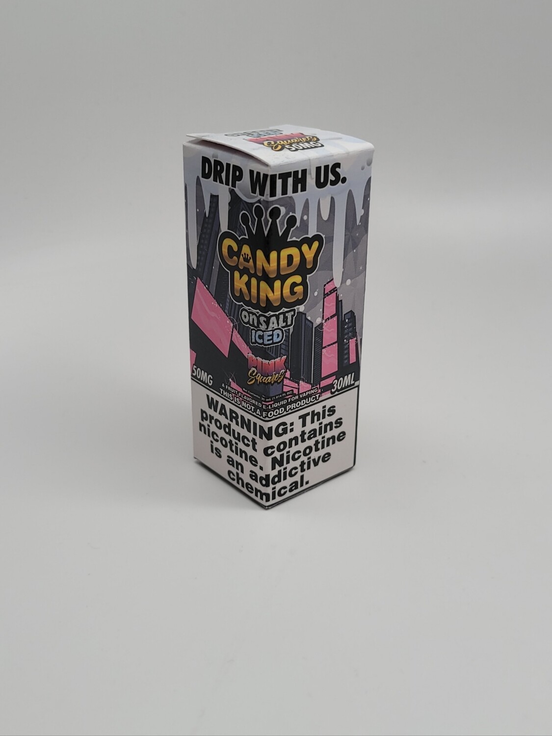 Candy King on Salt iced Pink Squares