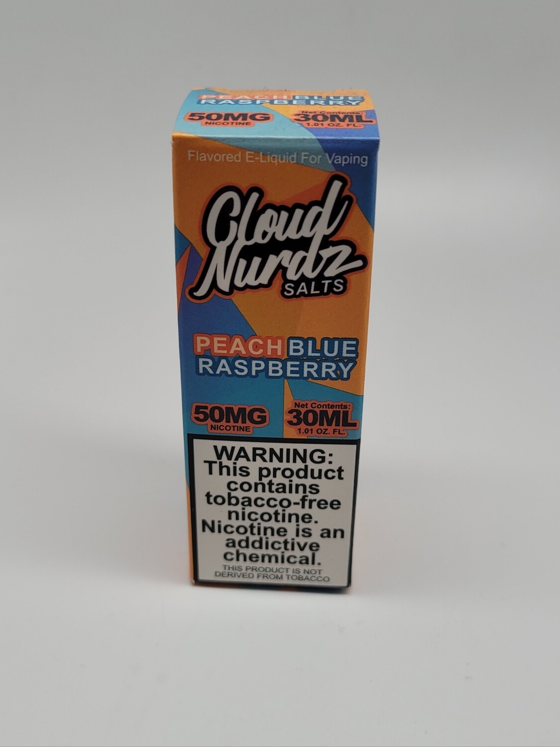 Cloud Nurdz salts Peach Blue Raspberry