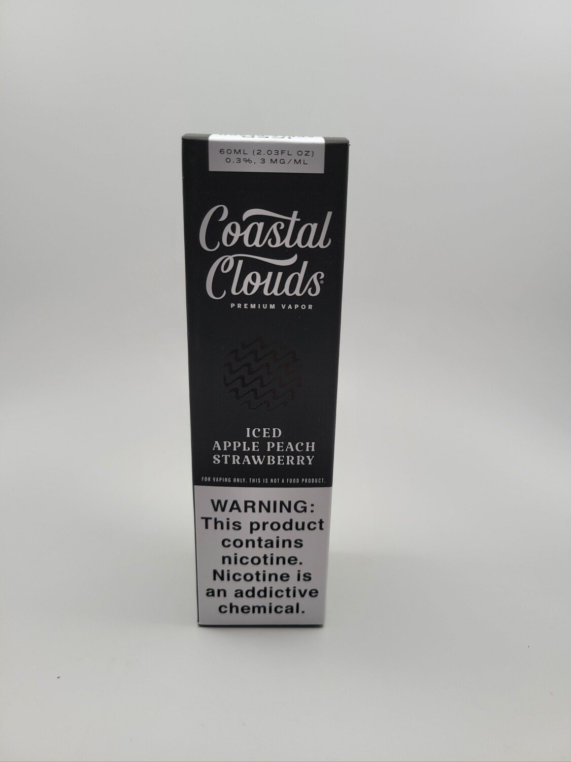 Coastal Clouds 60ml  iced Apple Peach Strawberry