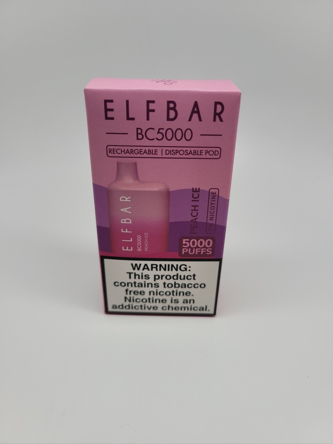 ElfBar BC5000 Disposable Peach ice