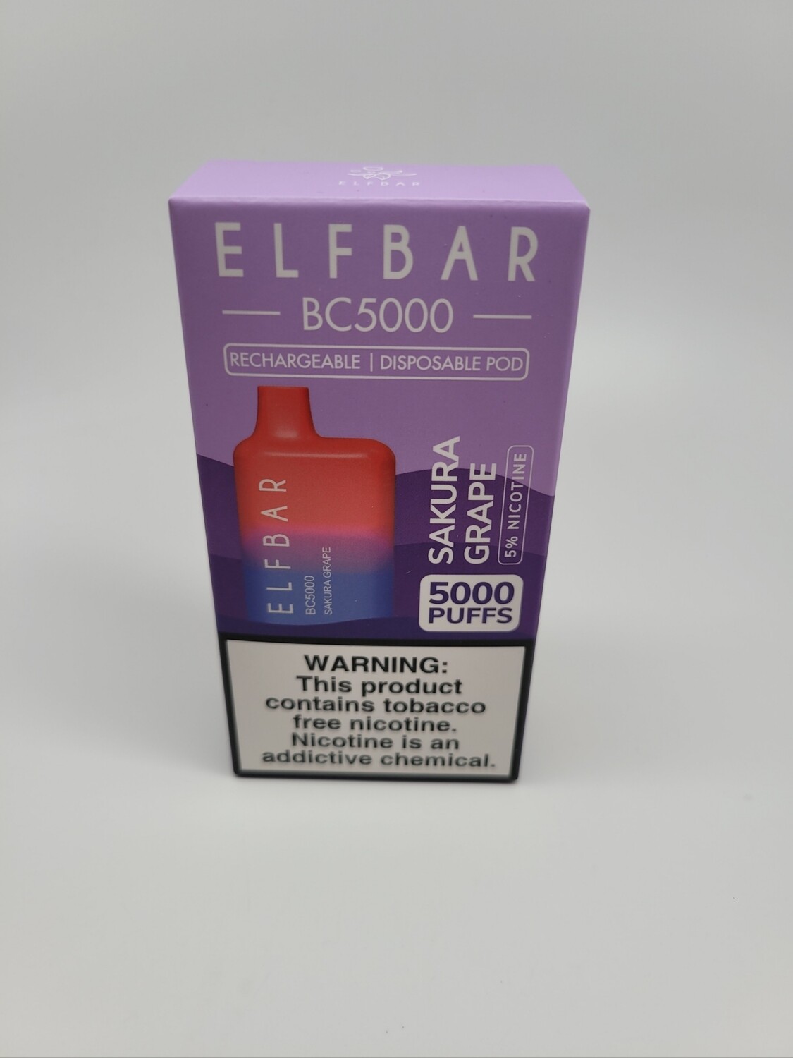 ElfBar BC5000 Disposable Sakura Grape