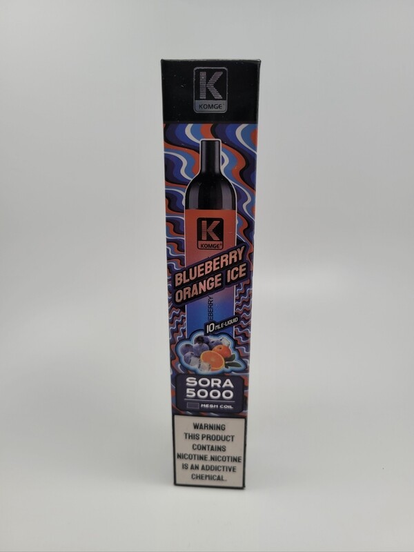 Sora 5000 Blueberry Orange ice (no exchanges or returns on sale products) Sora 5000 Blueberry Orange ice (no exchanges or returns on sale products)