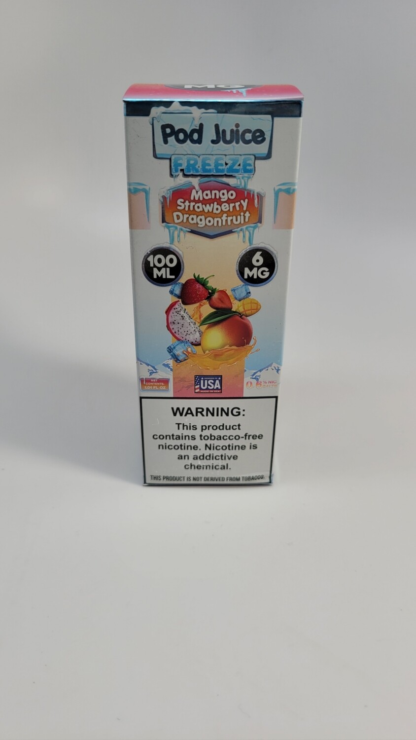 Pod Juice 100ml Mango Strawberry Dragonfruit Freeze