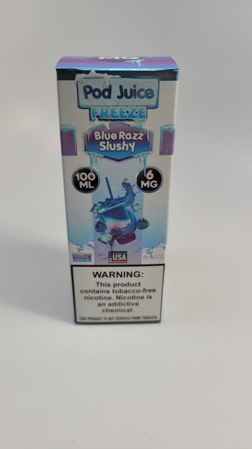 Pod Juice 100ml Blue Razz Slushy Freeze