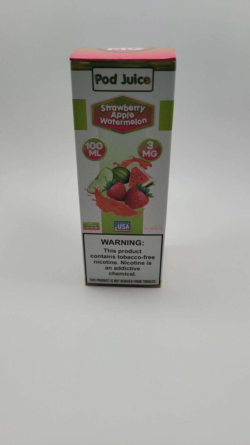 Pod Juice 100ml Strawberry Apple Watermelon