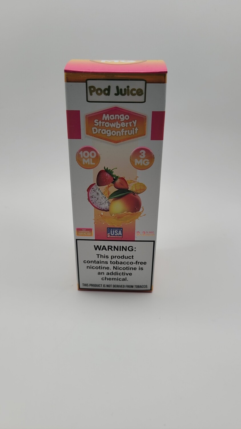 Pod Juice 100ml Mango Strawberry Dragonfruit