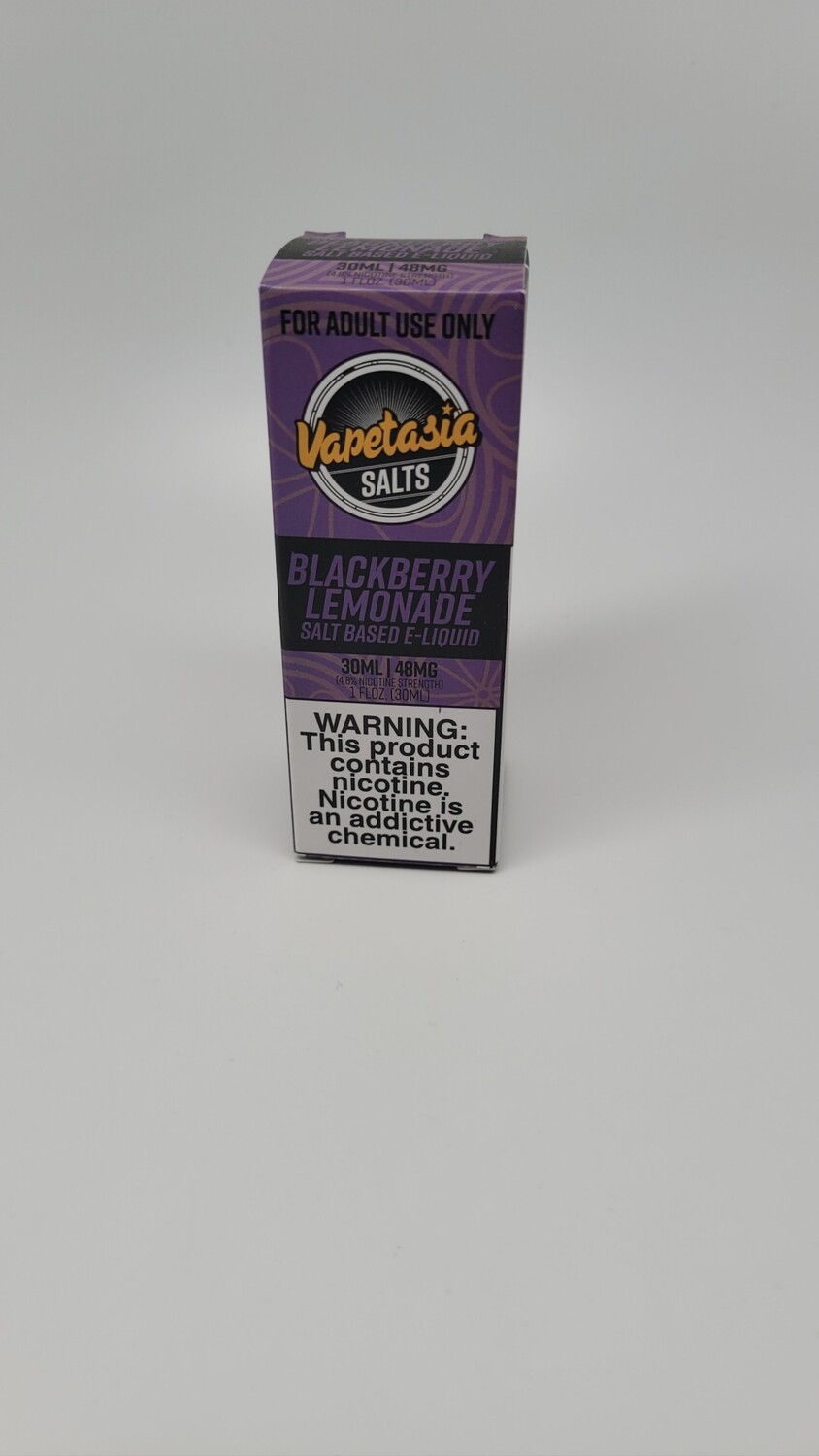 Vapetasia salts 30ml  Blackberry Lemonade