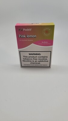 Pod V (vuse compatible) 3pk Pink Lemon