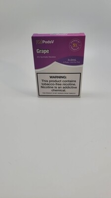 Pod V (vuse compatible) 3pk Grape