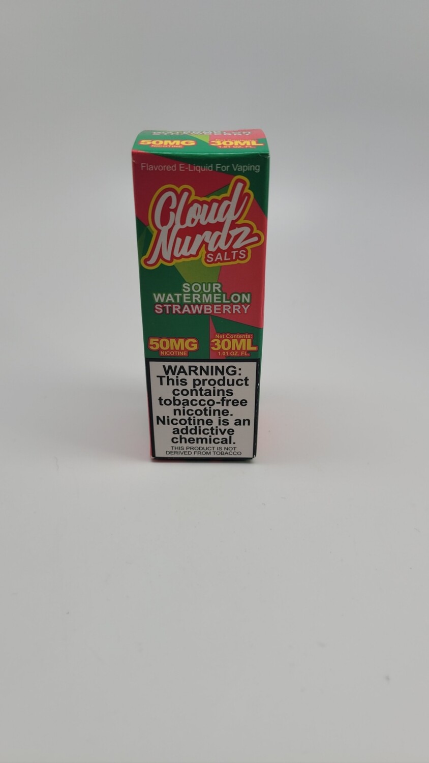 Cloud Nurdz salts  Sour Watermelon Strawberry