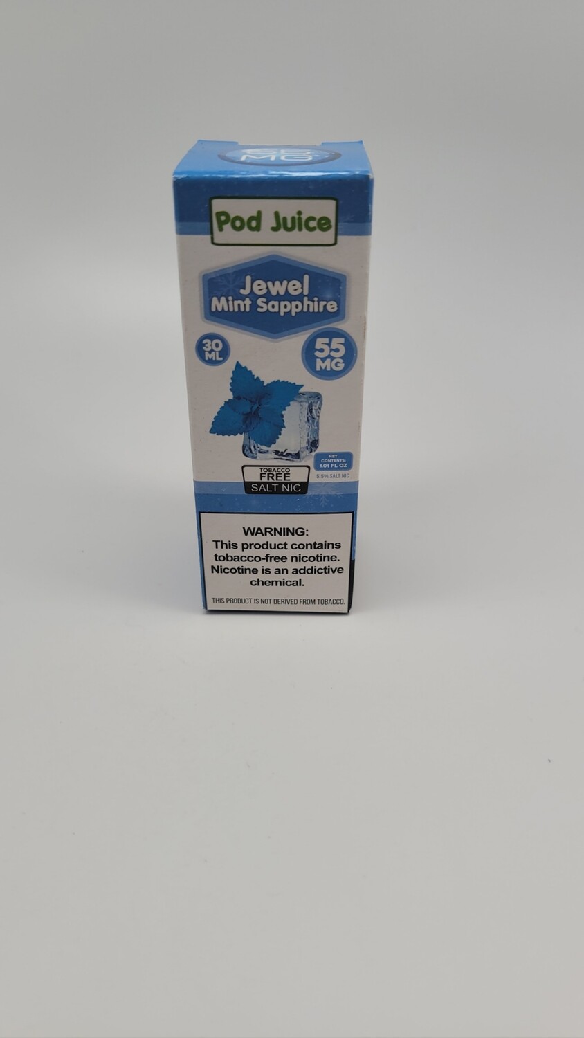 Pod Juice Salt 30ml Jewel Mint Sapphire