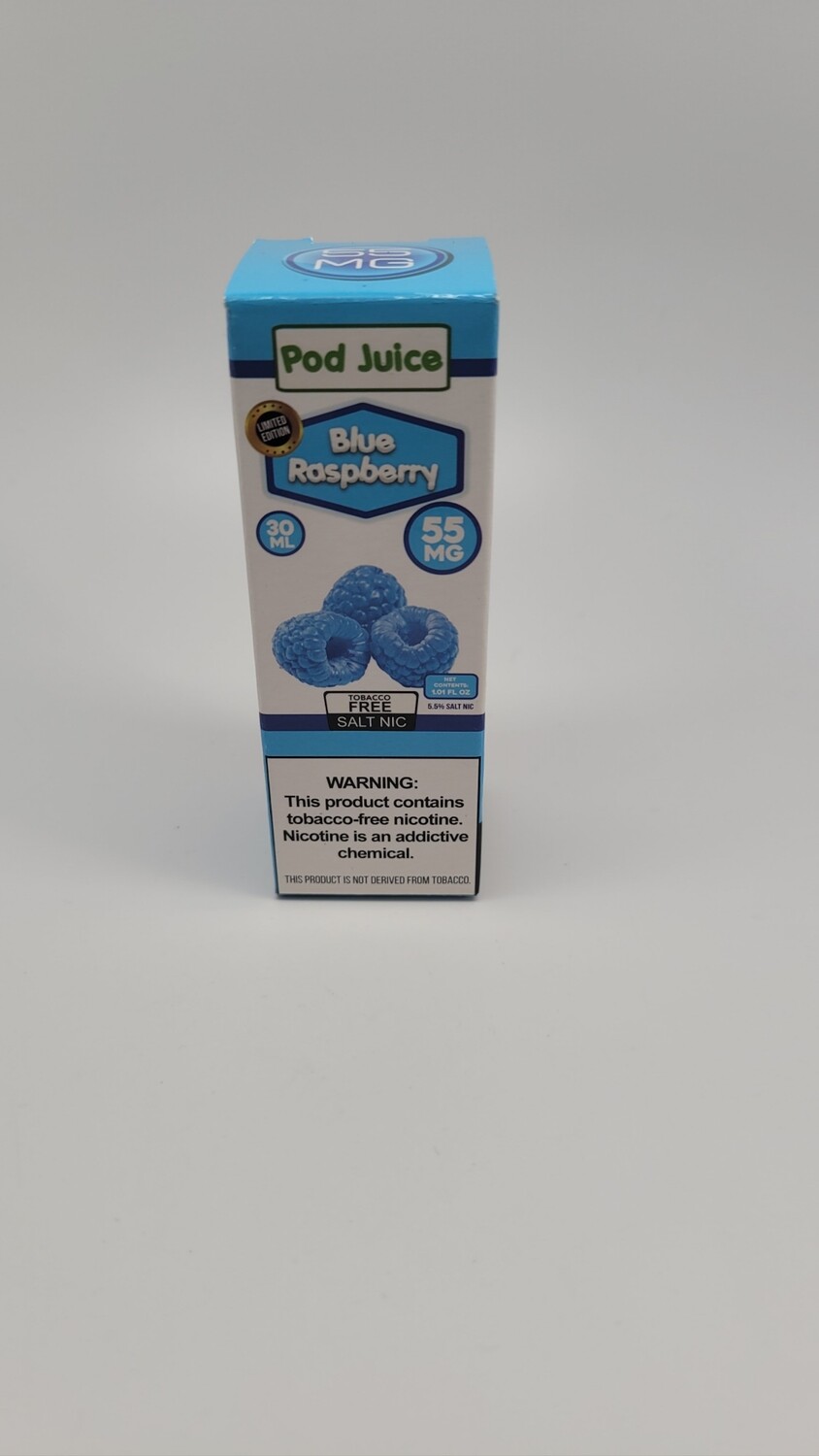 Pod Juice Salt 30ml Blue Raspberry