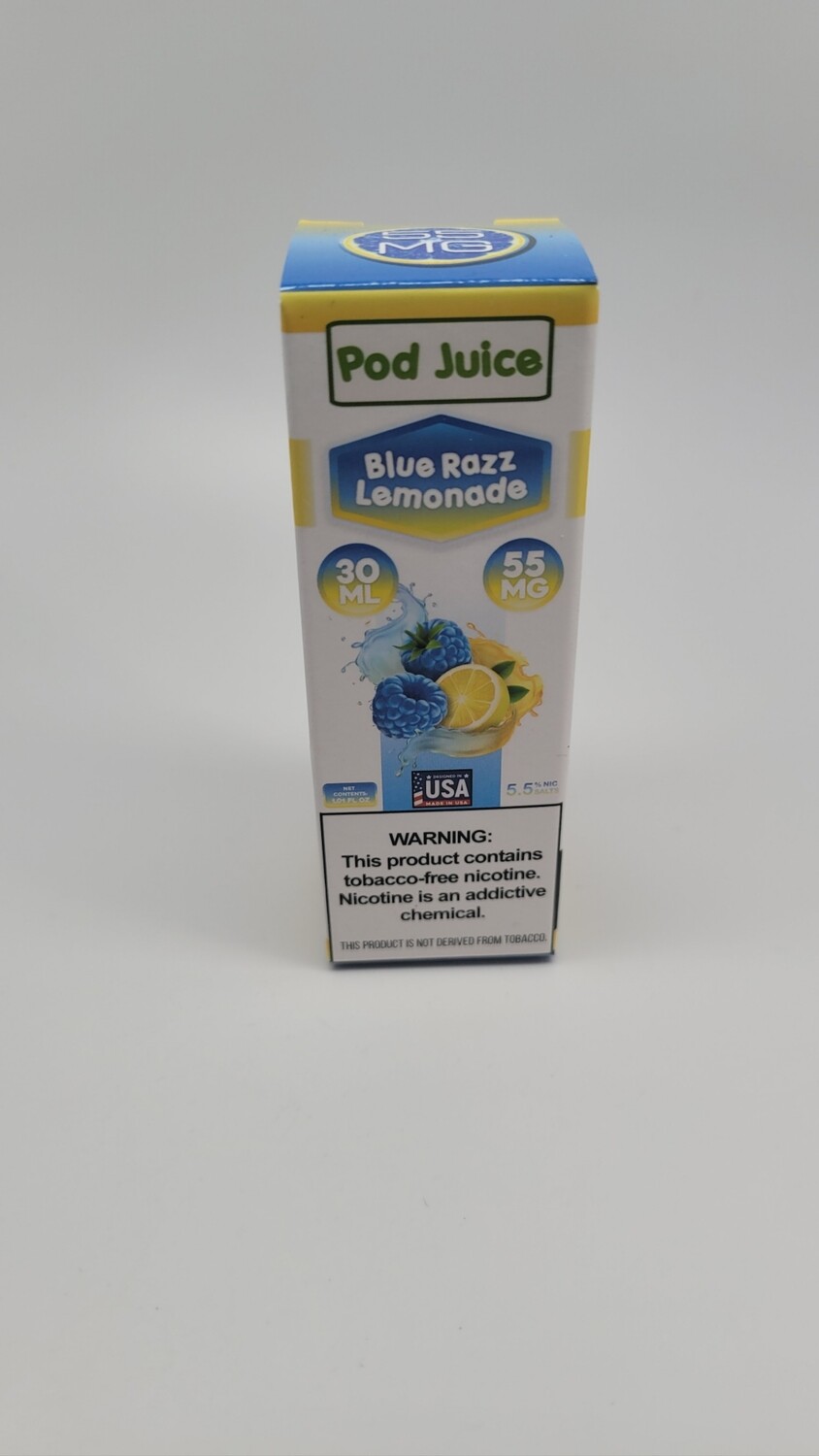 Pod Juice Salt 30ml Blue Razz Lemonade