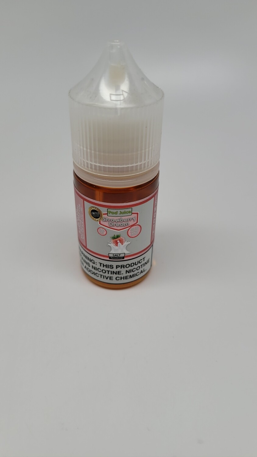 Pod Juice Salt 30ml Strawberry Dream
