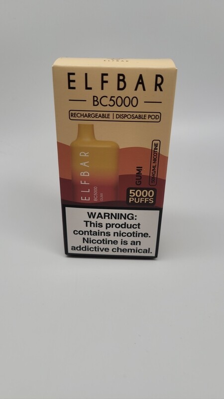 ElfBar BC5000 Disposable Gumi (no exchanges or returns on sale products) ElfBar BC5000 Disposable Gumi (no exchanges or returns on sale products)