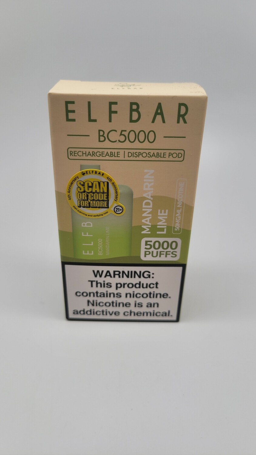 ElfBar BC5000 Disposable Mandarin Lime