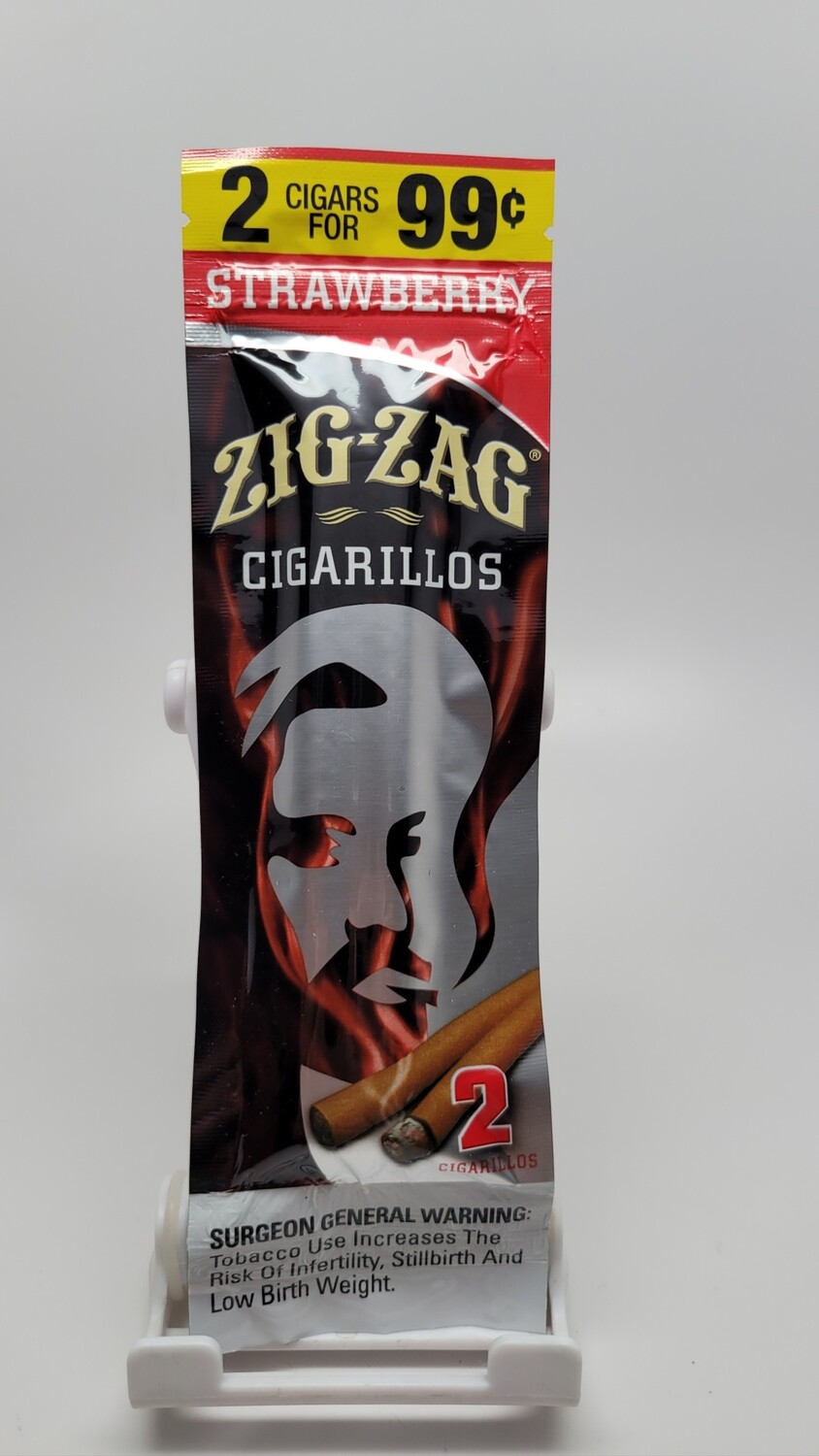 Zig Zag Cigarillos 2pack Strawberry 