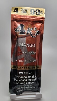 4 k's Cigarillos 4pack Mango
