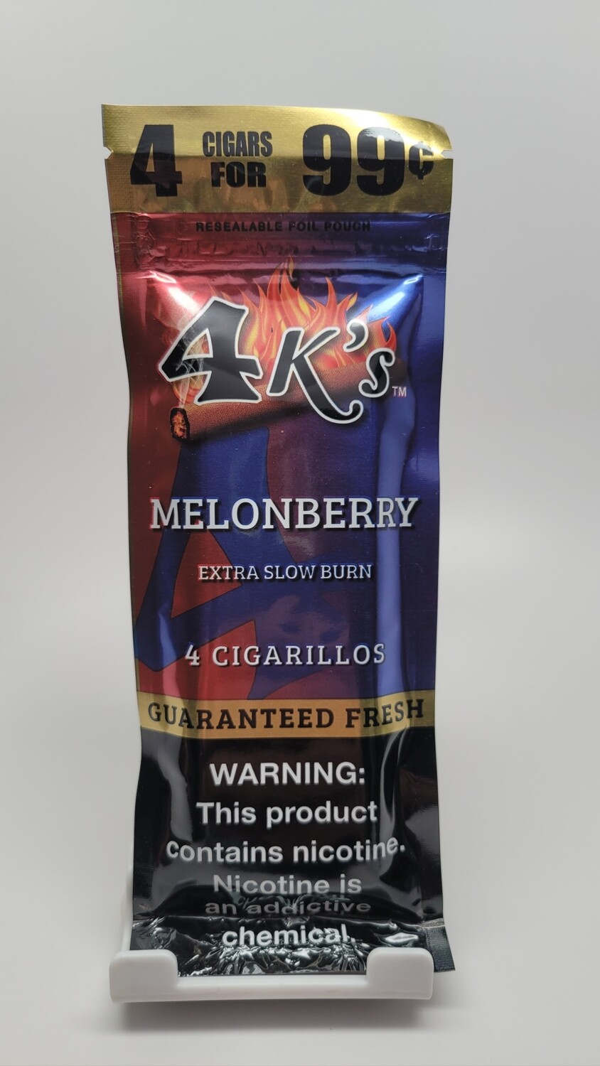 4 k&#39;s Cigarillos 4pack Melonberry
