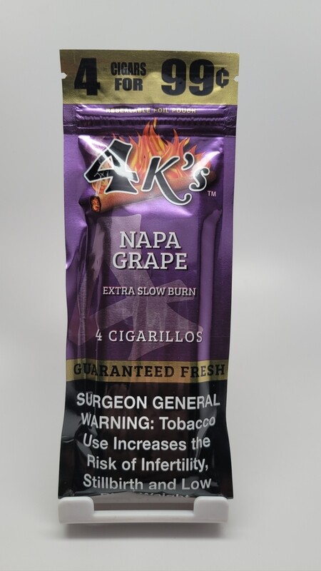 4 k&#39;s Cigarillos 4pack Napa Grape