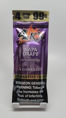 4 k's Cigarillos 4pack Napa Grape