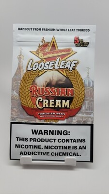 Loose Leaf 5pk wraps Russian Cream